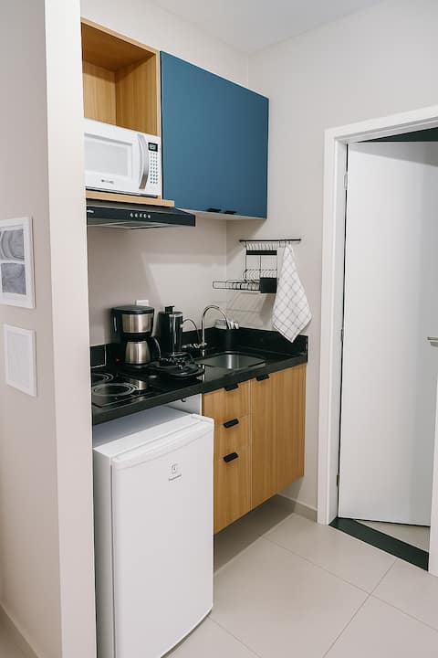 Top Airbnb: Studio near USP with pool and gym in São Carlos