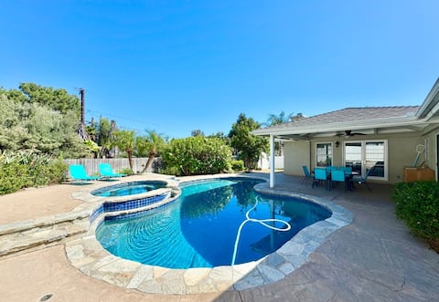 Poolside Gem | Spacious 6BR 5 Baths w/ 2 Kitchens