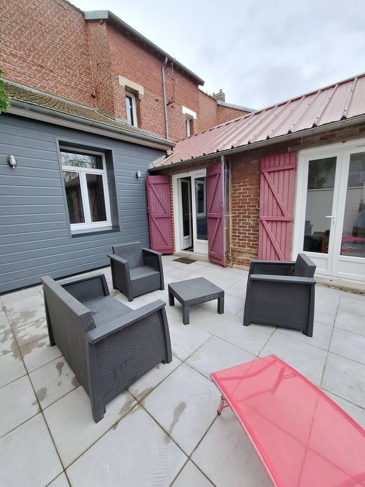 Maison Gare Centre-ville 4 Chres-fibre - Jardin - Amiens