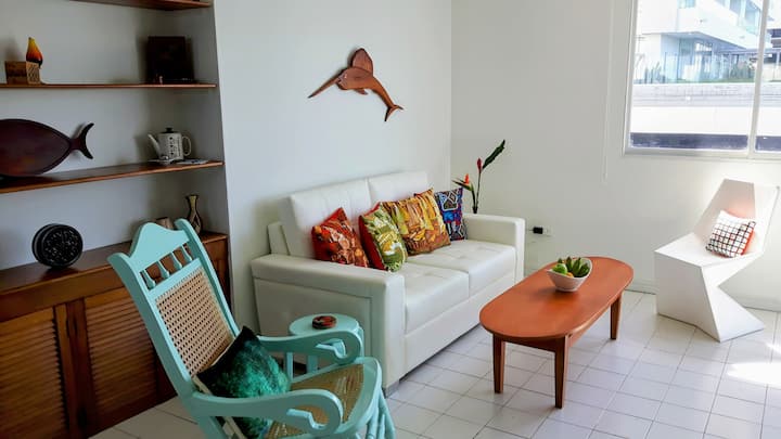 Casa Ola - Bocagrande 'Beach Cottage' 1br On Ocean - Cartagena