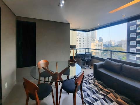 Airbnb em destaque: Modern studio recently inaugurated in Vila Olímpia em Itaim Bibi