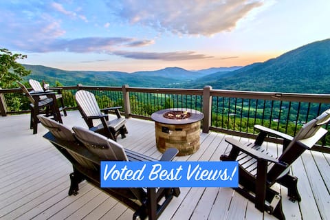 Voted "BEST VIEWS!" Private 6 Acres - 3 Story Home