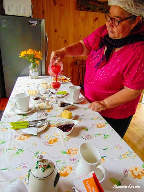 Popular Airbnb listing: HOREB Cabin 1 (Bio Farm) El Taique Puyehue in Puyehue
