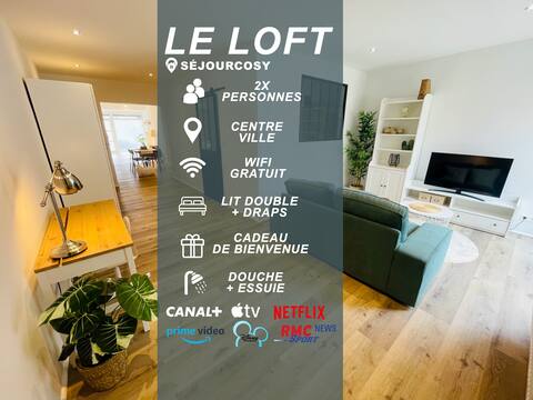 Loft • 20 min Pairi Daiza • Cosy • Centre ville