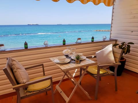 Its all about the place - fab beachfront studio!