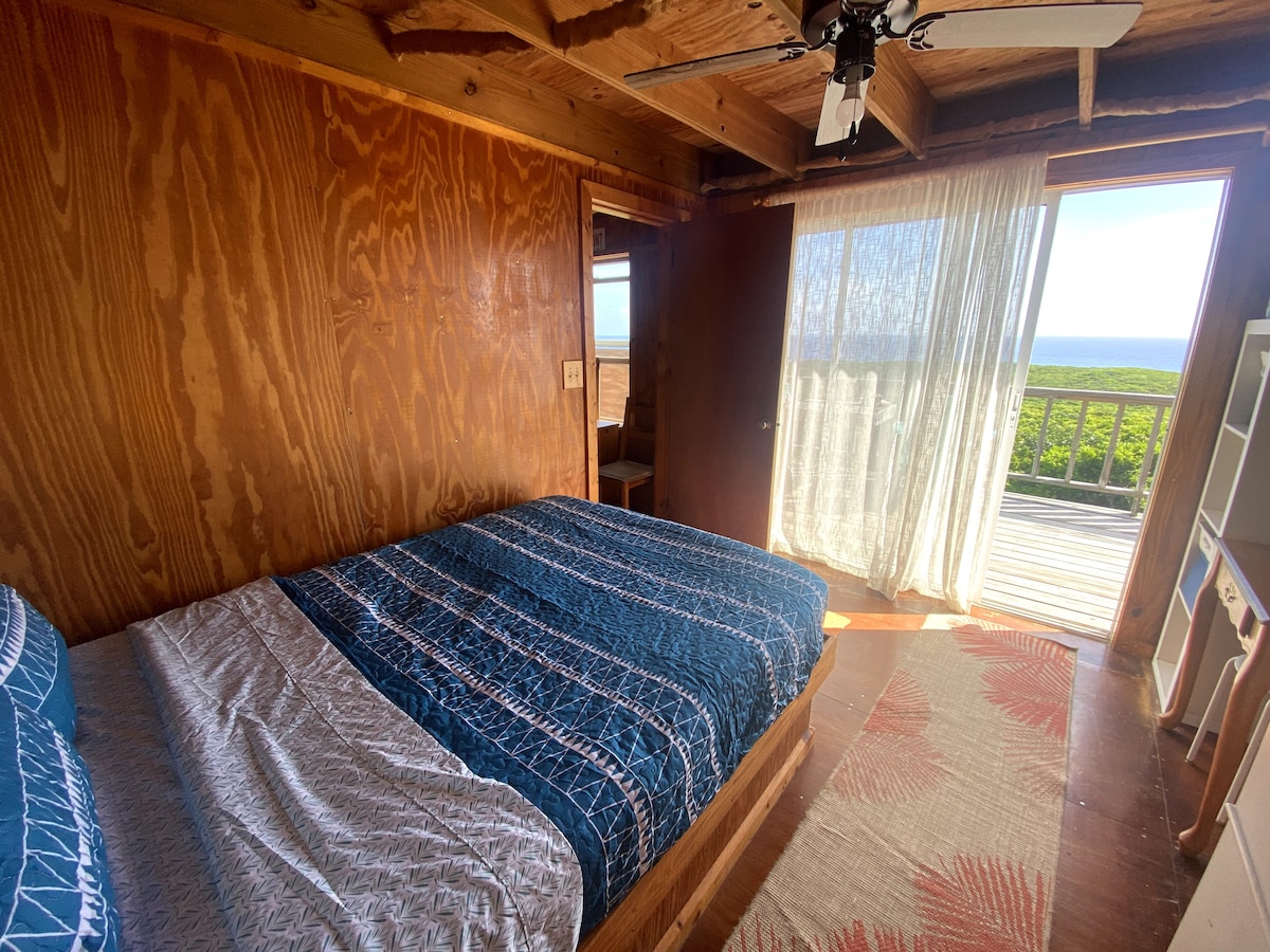 在舒适的床上欣赏大西洋美景！