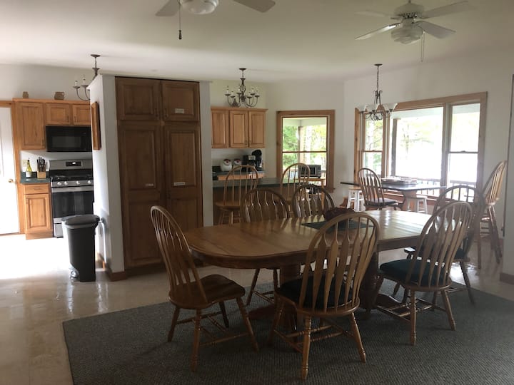 Large Lakefront Adirondack Home