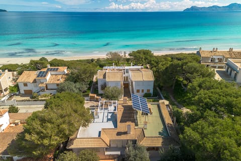 Top Airbnb: Villa Natura Park 20m to the beach, Muro Beaches en Muro