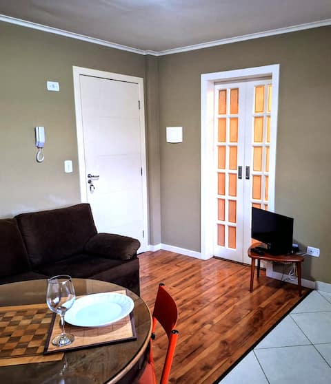 Successful Airbnb property: WI-FI 1-bedroom apt in upscale area of Curitiba in água Verde