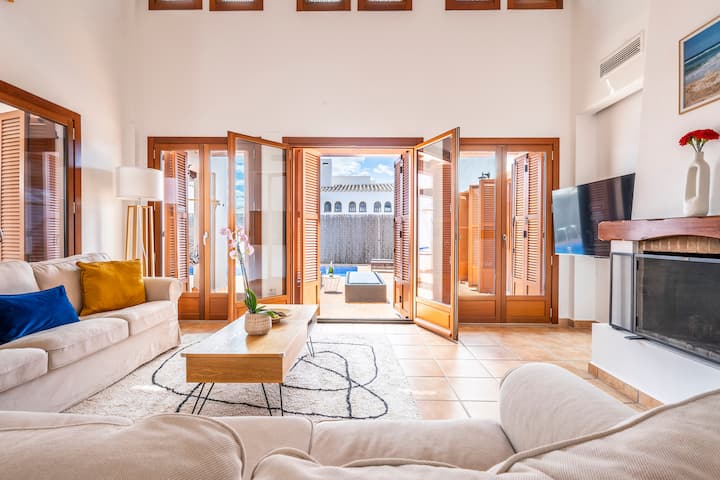 Villa With Sunny Private Pool In Golf Resort - Murcia