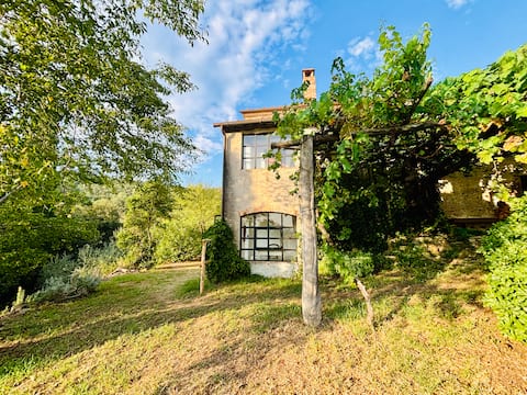 Podere Macinaio - old farmhouse with far-sight