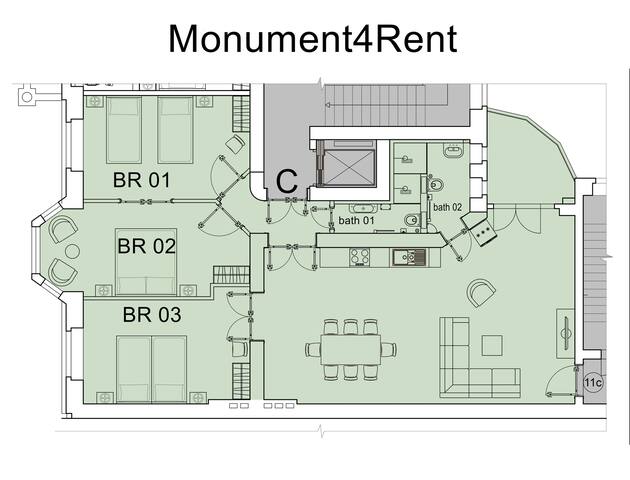 aptC Downtown Monument near Checkpoint Charlie gallery image 5