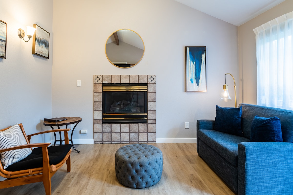 乡村小屋# 6.房间各不相同。 沙发床是两张单人床。