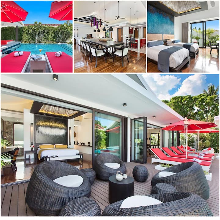 Villa julia Samui with  Chef, Majordome  Household