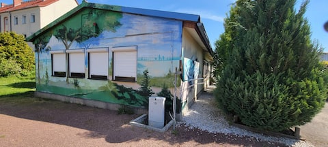 Green oasis centrally located in Halle/Saale