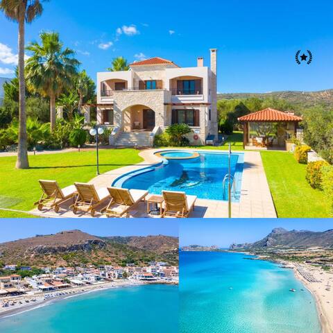 4′ to Beach / Family Friendly Villa | Gym | Pool