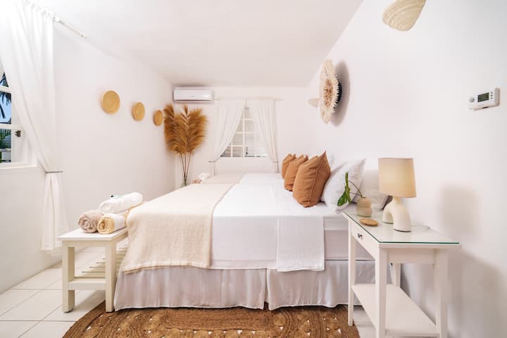 Bedroom 5  - 2 x Double Beds