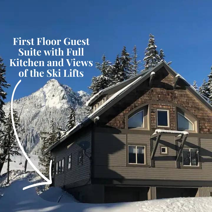 Guest Suite-full Kitchen, Bed/bath, Living Room - Snoqualmie Pass, WA