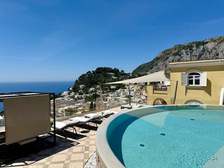 Villa Pablo Capri 
- Lussuoso Appartamento Con Piscina Privata E Vista Sul Mare - Capri