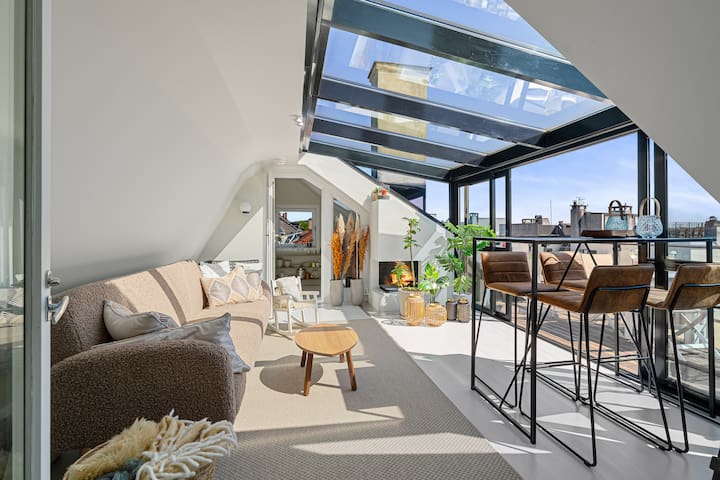 Luxury Penthouse-Rooftop terrace- Central Oslo