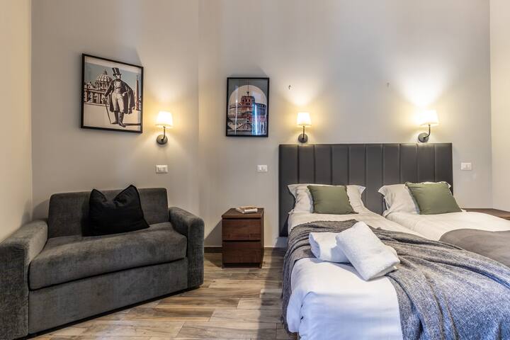 Flatinrome Trastevere C with private terrace gallery image 4