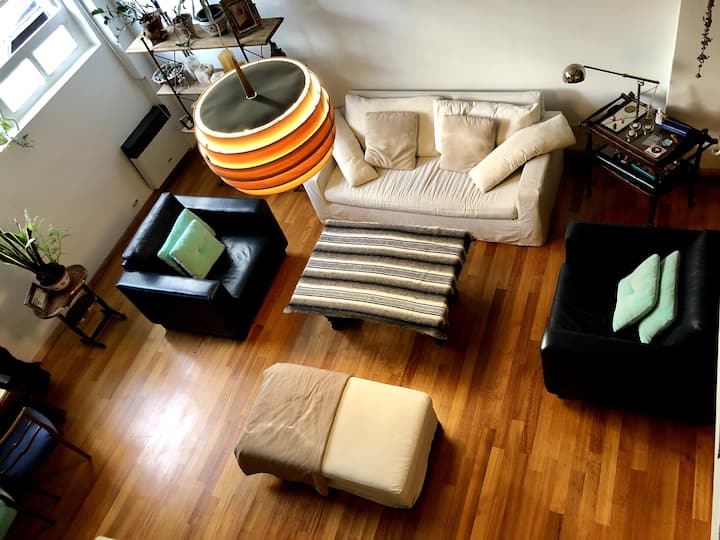 Квартира с выходом в сад, бассейном и велосипедом в Saavedra