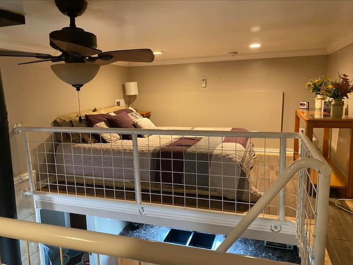 Dormitorio en el loft