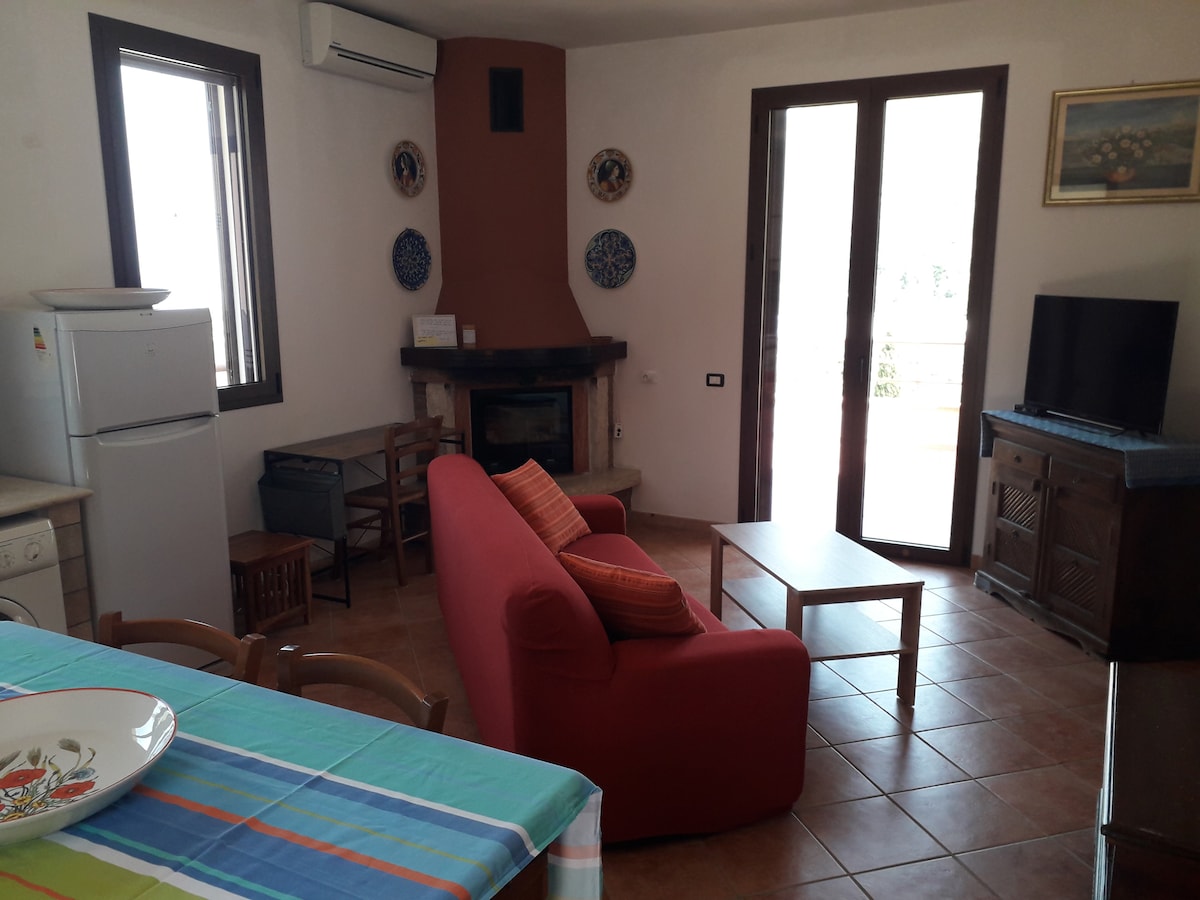 Airbnb performant: Villa in Castelluzzo overlooking the Gulf of Makari à Custonaci
