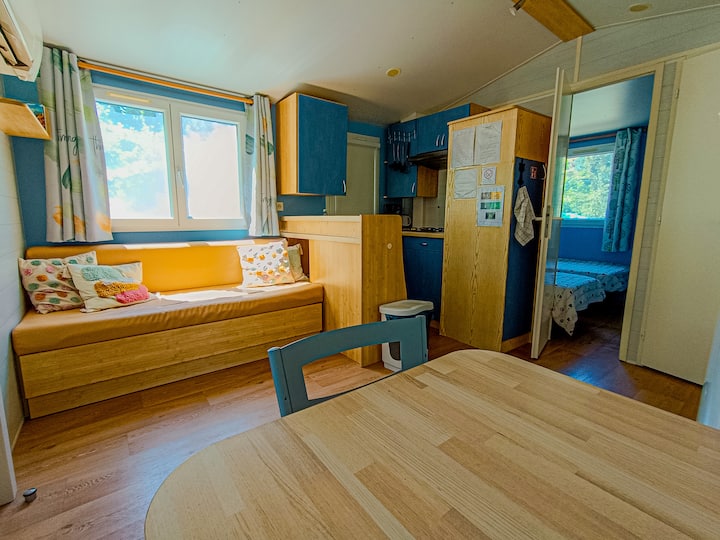 Mobil-home Climatisé Avec Terrasse & Piscine - Bouc-Bel-Air