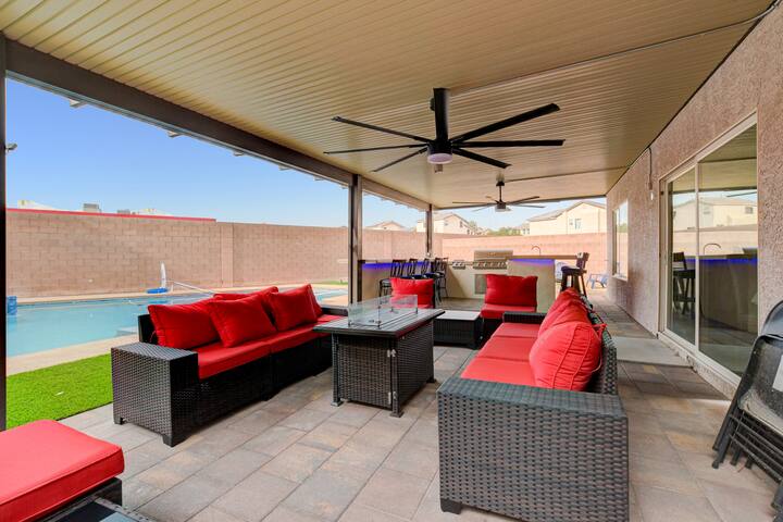 New Resort Style Backyard Near Strip gallery image 4