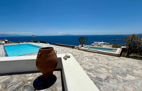 180° AegeanBlue Majestic View for 10 Guests