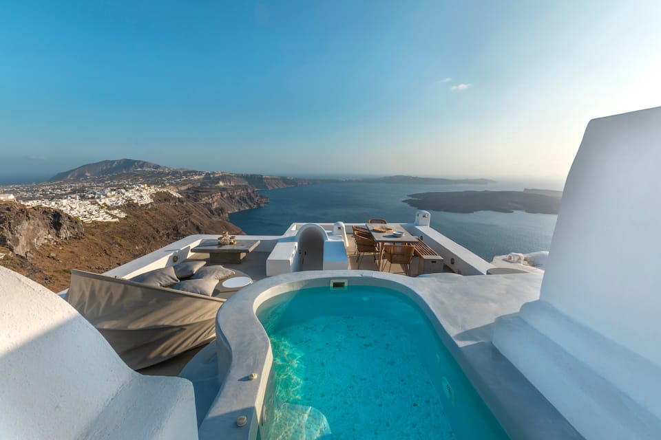 Pura Vida Villa, on the caldera edge, Imerovigli, Santorini, Greece, photo 3 of 10