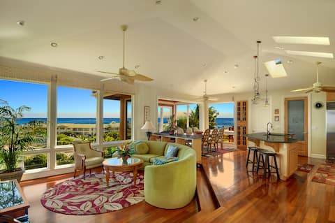 Luxe Oceanview Villa-As Seen on TV,Heated Pool,AC