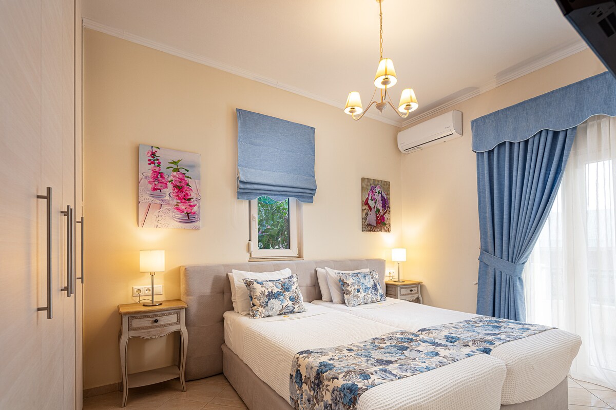 Todas las habitaciones son soleadas y espaciosas