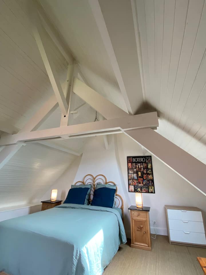 Camera con letto matrimoniale molto confortevole 
