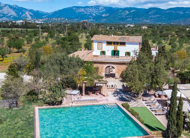 Exclusive luxury Finca Palma area pool aircon-WIFI