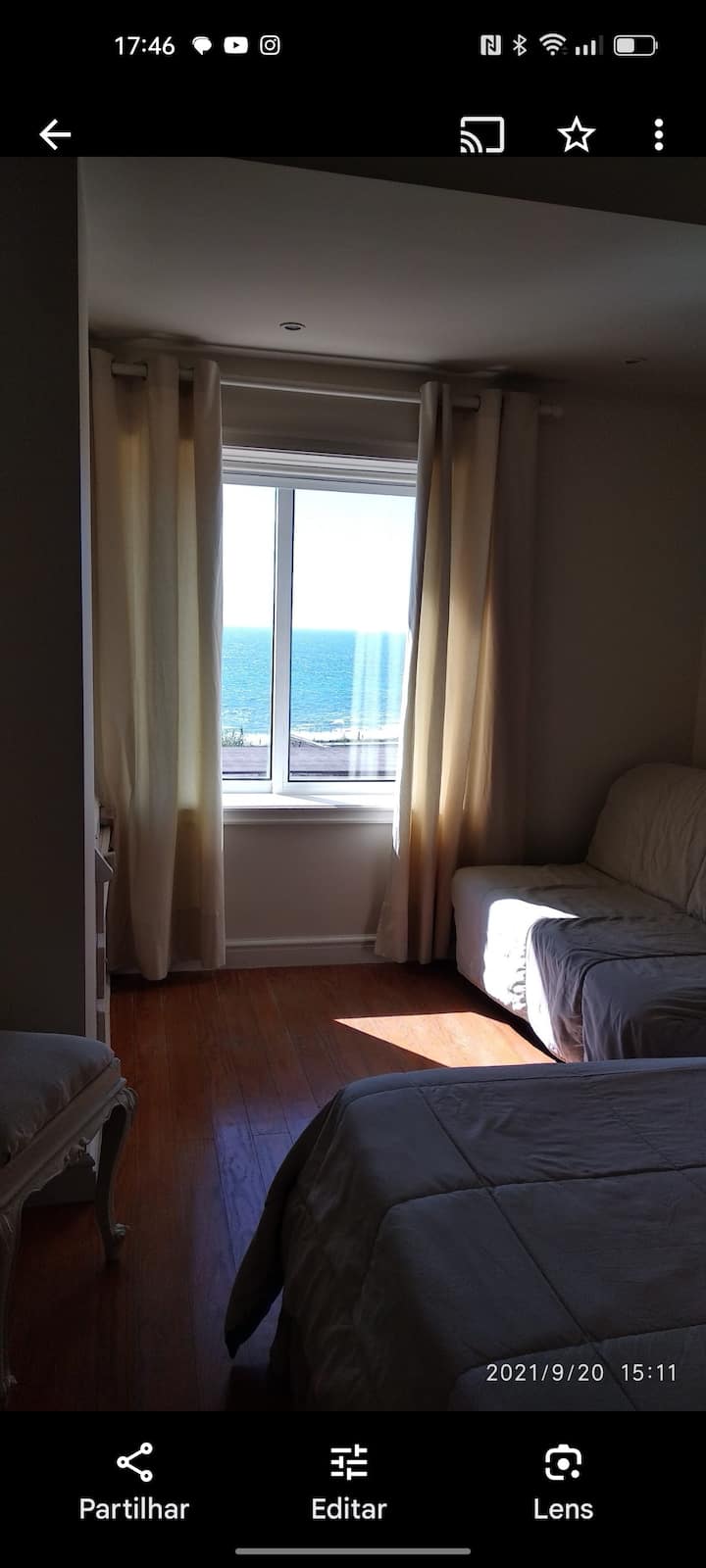  lit double +canapé-lit( fermé).