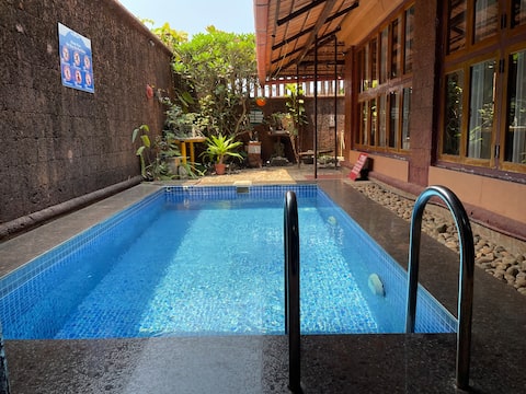 Private pool villa near temple great for families