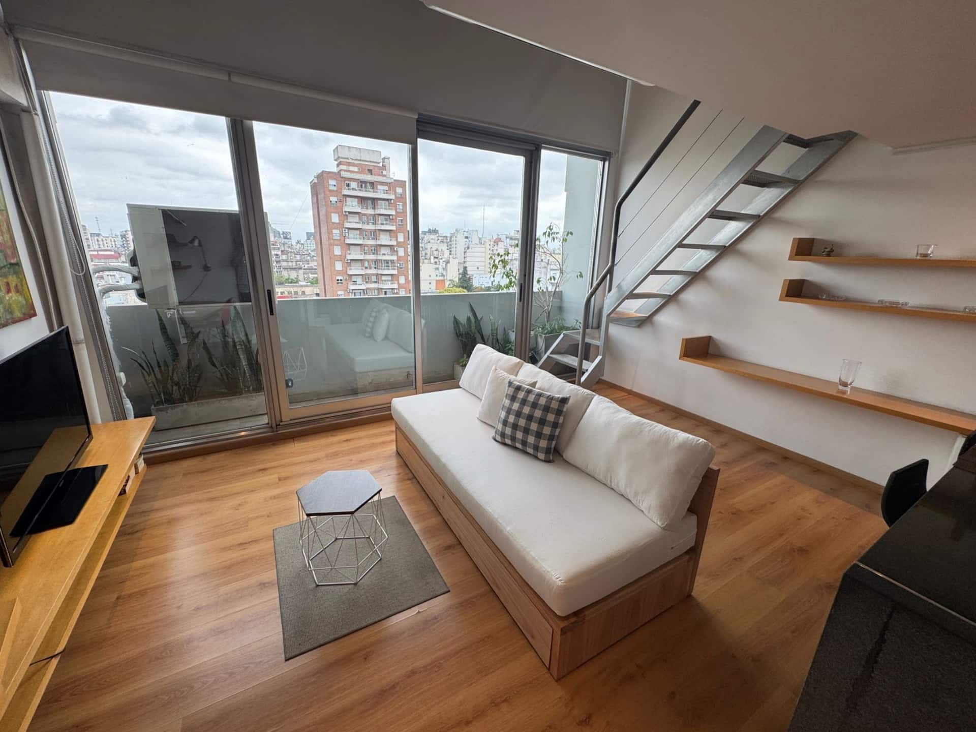 Duplex mobiliado de 1 quarto em San Telmo
