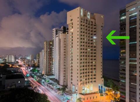 Flat 10° andar Hotel Costa Mar beach access