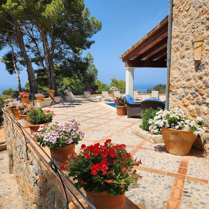 Villa For 10 + 2 Chd (-12) With Astonishing Sea Views And Optional Heated Pool. - Port de Sóller