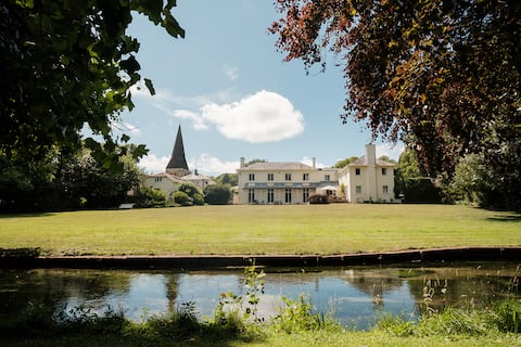 River Test house & gardens, Whitchurch - The Lawn