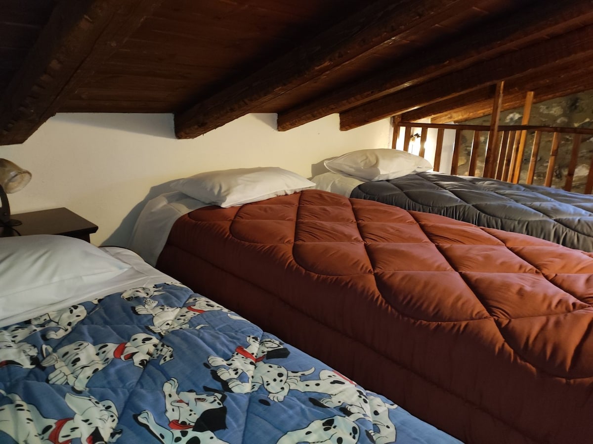 Loft de 3 camas individuales