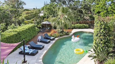 Hidden Oasis - Heated Spa, 10min walk to dog beach