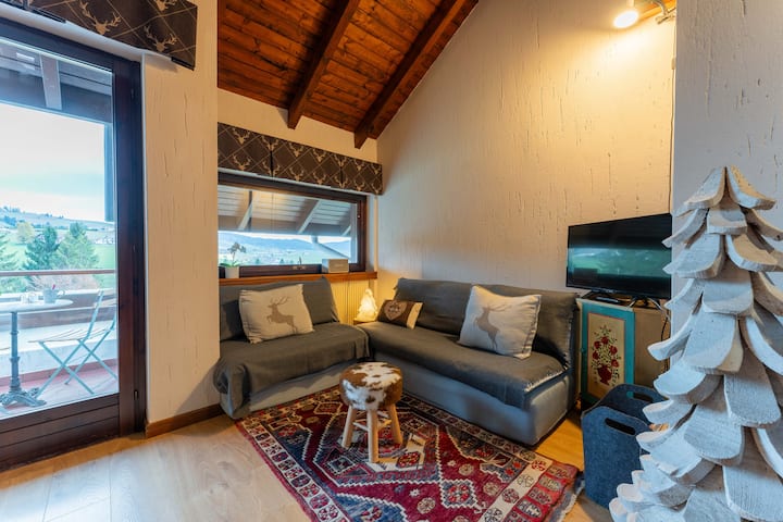 Trois Chambres Avec Vue Panoramique Et Garage - Asiago