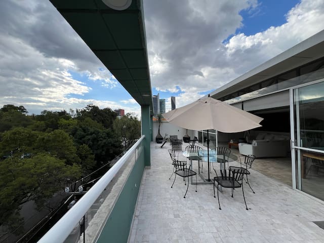 Condesa Penthouse huge roof terrace 100m from park gallery image 2