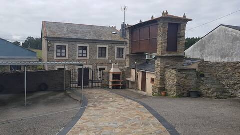 Julia de Lozano's house in Rinlo-Ribadeo-Lugo.