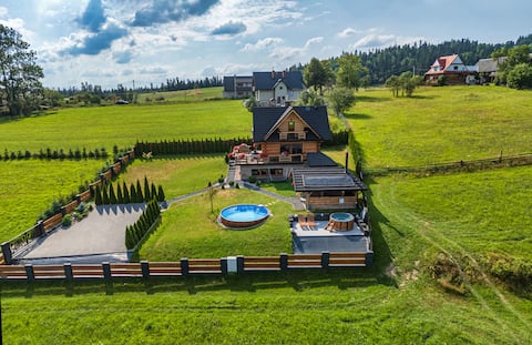 Domek w górach DeLuxe sauna jacuzzi balia basen