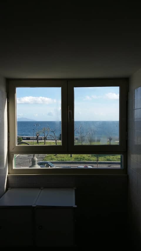 Successful Airbnb property: Capri see view from Pozzuoli city & sea in Naples