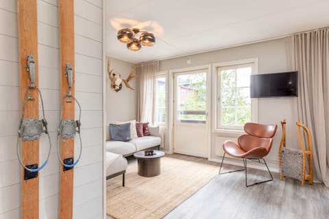 Åre Travel In the middle of Åre 2 - panorama Åre Torg ski in